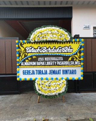 Papan Bunga Duka di Cibeureum Kulon