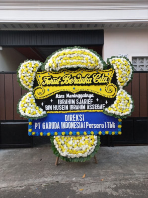 Papan Bunga Duka di Cibeureum Kulon