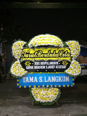 Papan Bunga Duka di Cibeureum Kulon